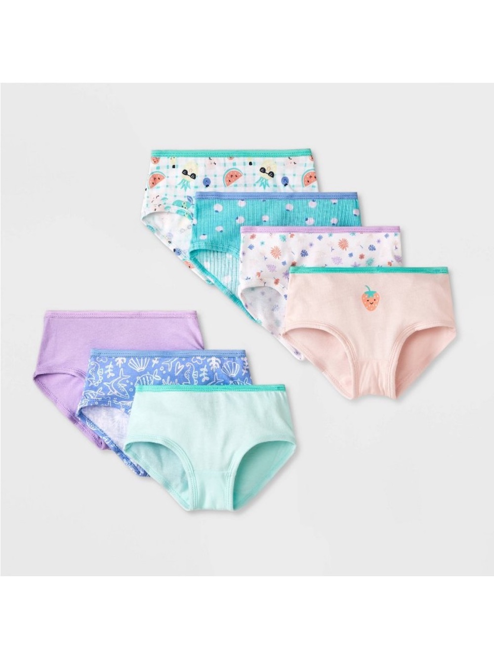 Girls' 7-Pack Fruit Briefs
